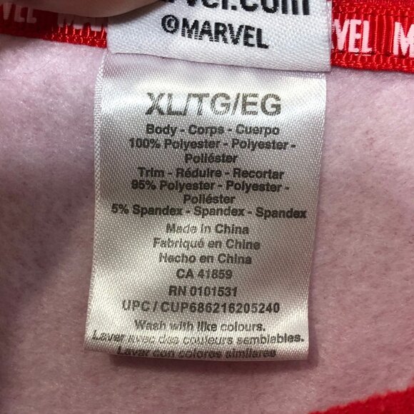 Marvel Sweatshirt Mens XL SpiderMan Ugly Holiday Crewneck Red Graphic Pullover - Picture 6 of 7